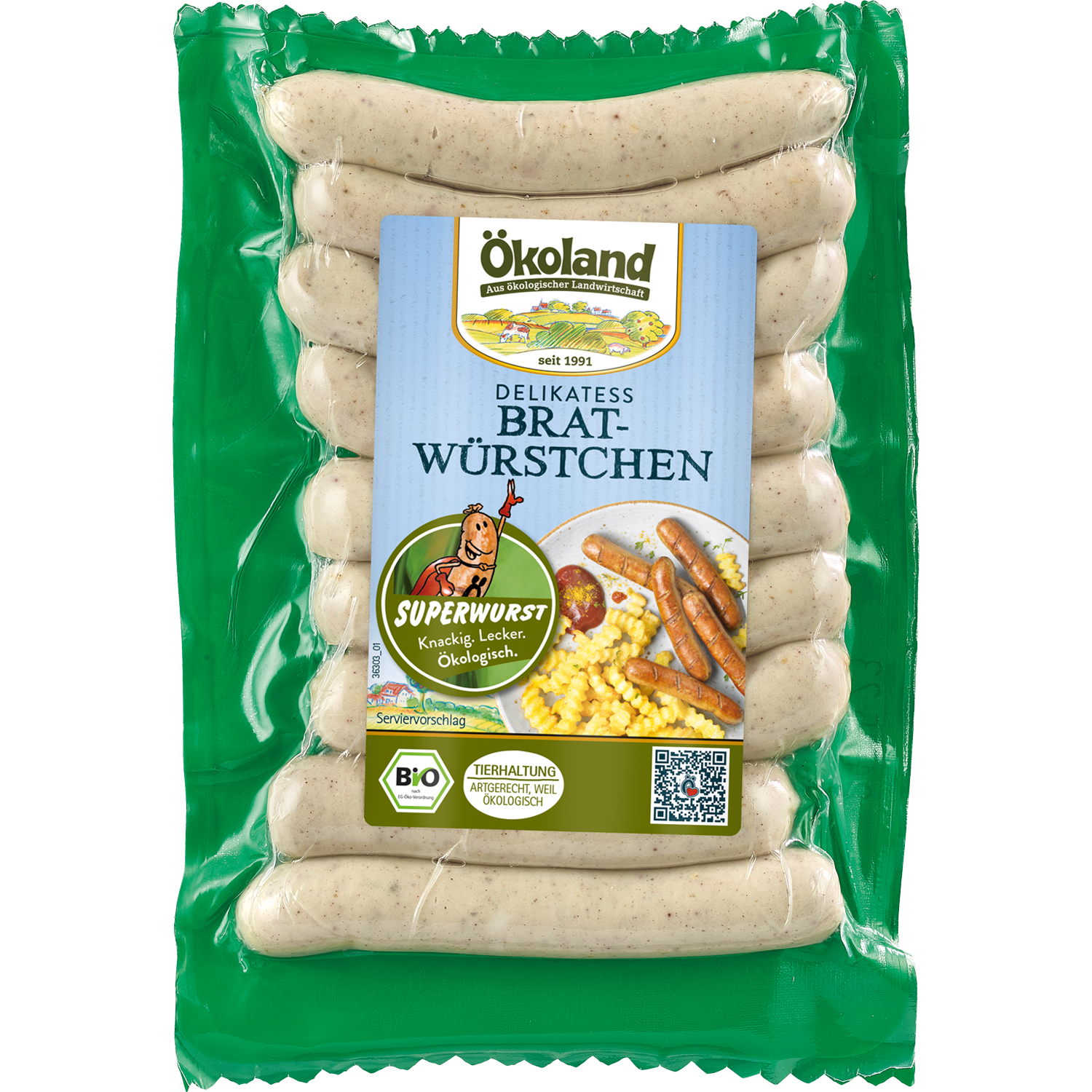 Ökoland Delikatess Bratwürstchen