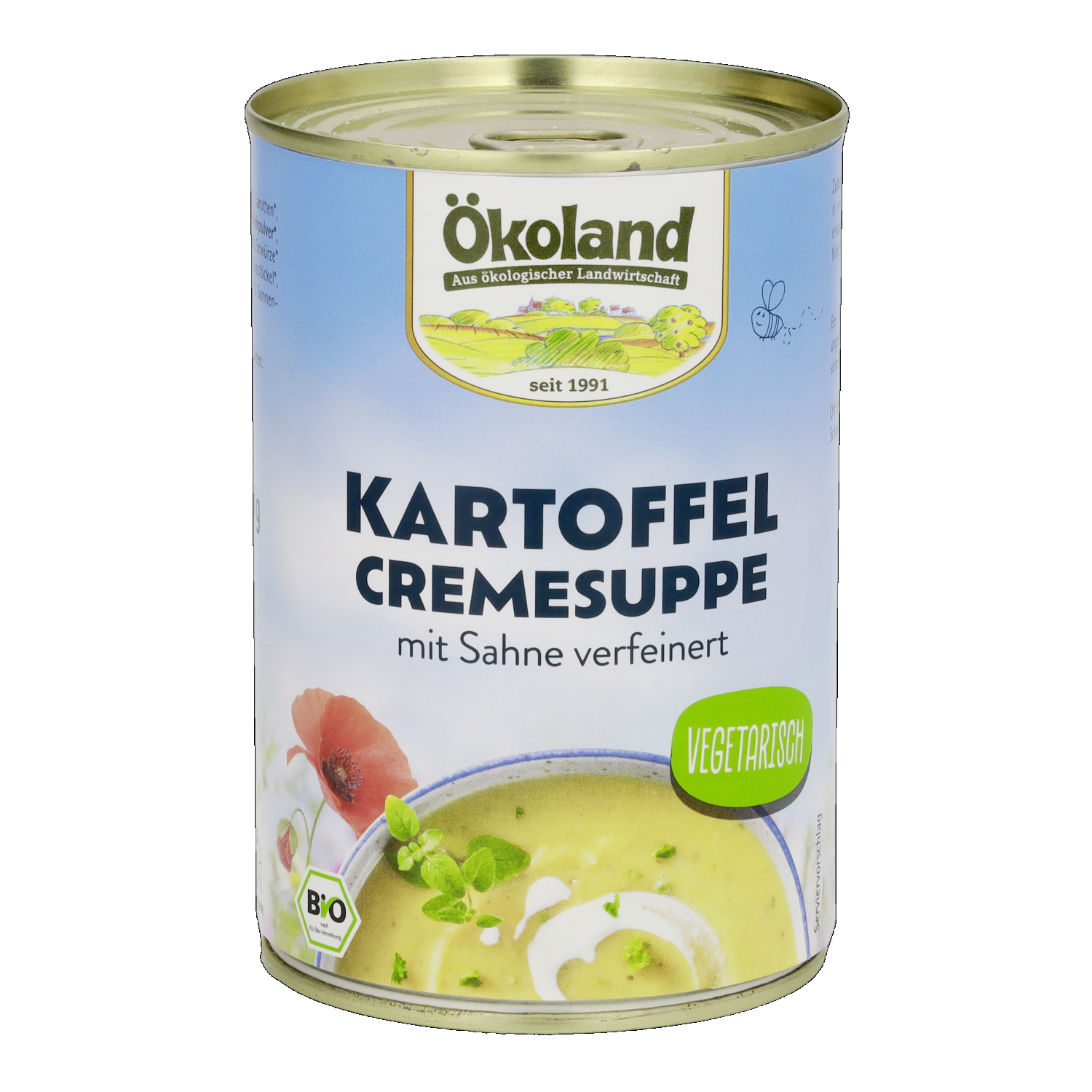 Kartoffel-Cremesuppe, vegetarisch