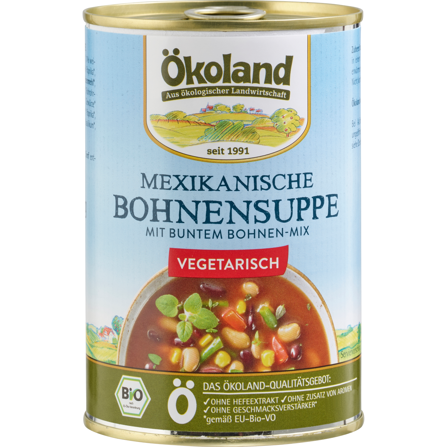 Mexikanische Bohnensuppe, vegetarisch