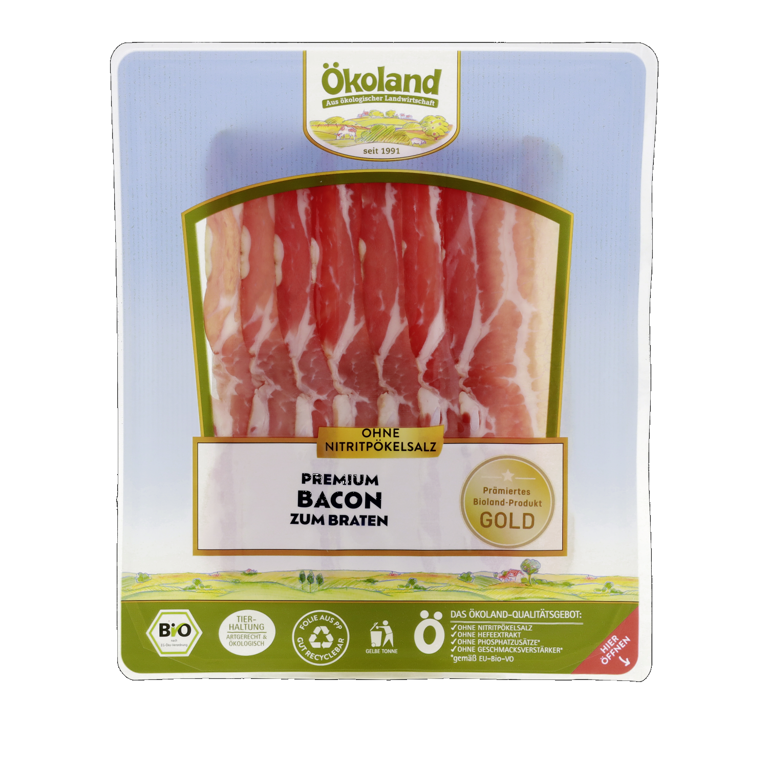 Premium Bacon luftgetrocknet & fein geräuchert
