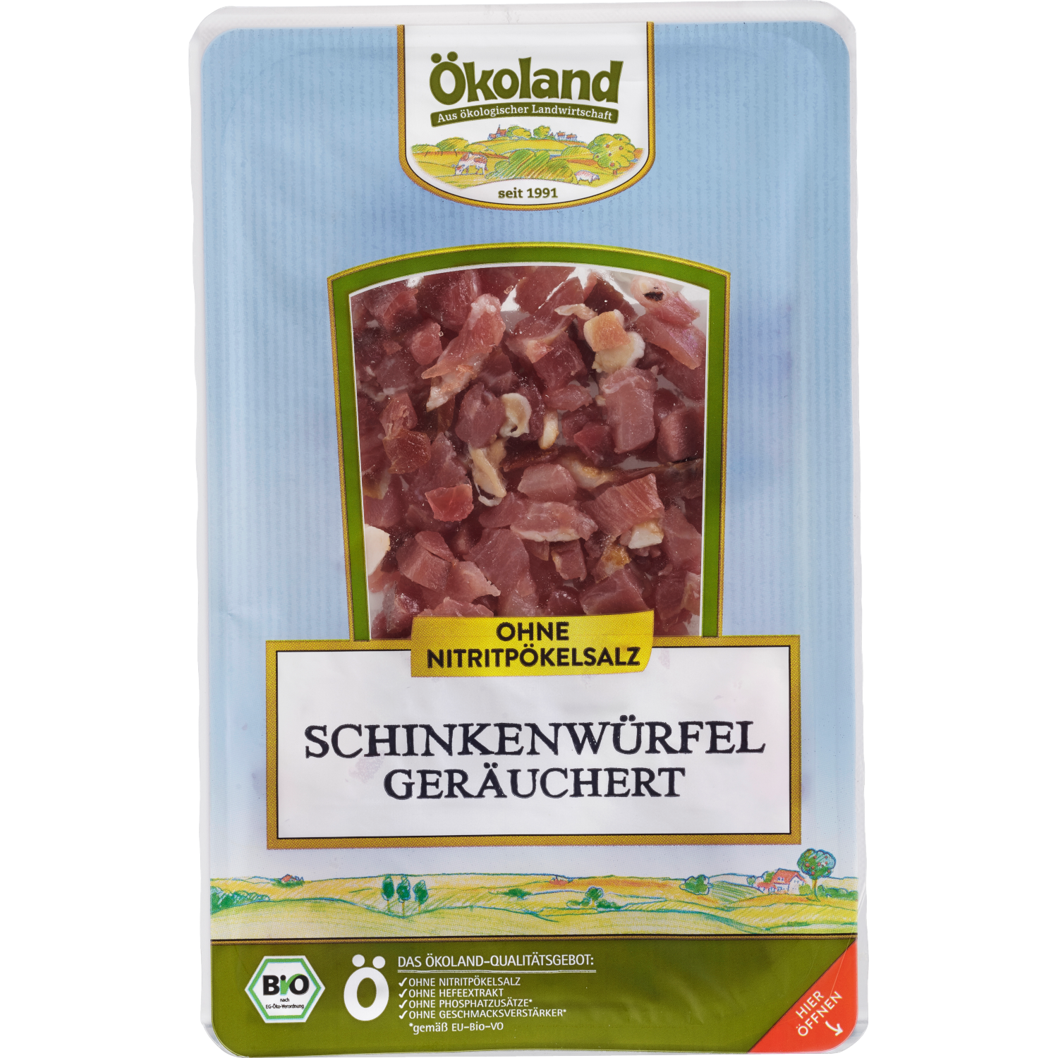 Schinkenwürfel fein geschnitten & geräuchert