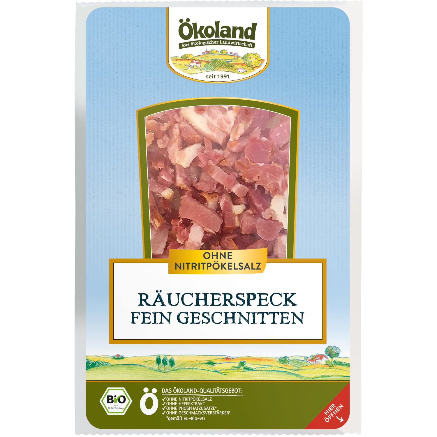 Räucherspeck fein geschnitten