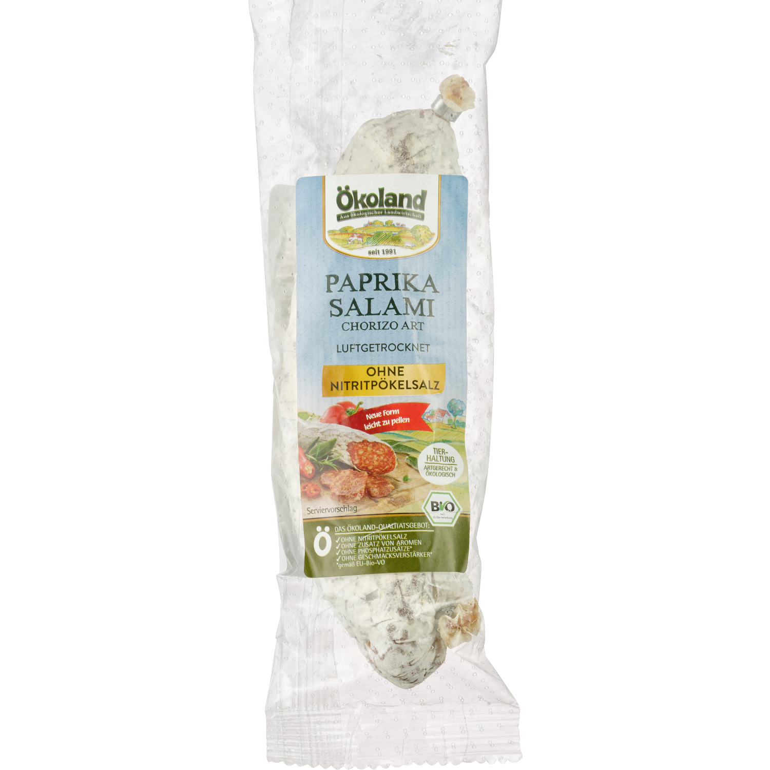 Paprika Salami Chorizo Art luftgetrocknet, edelschimmelgereift