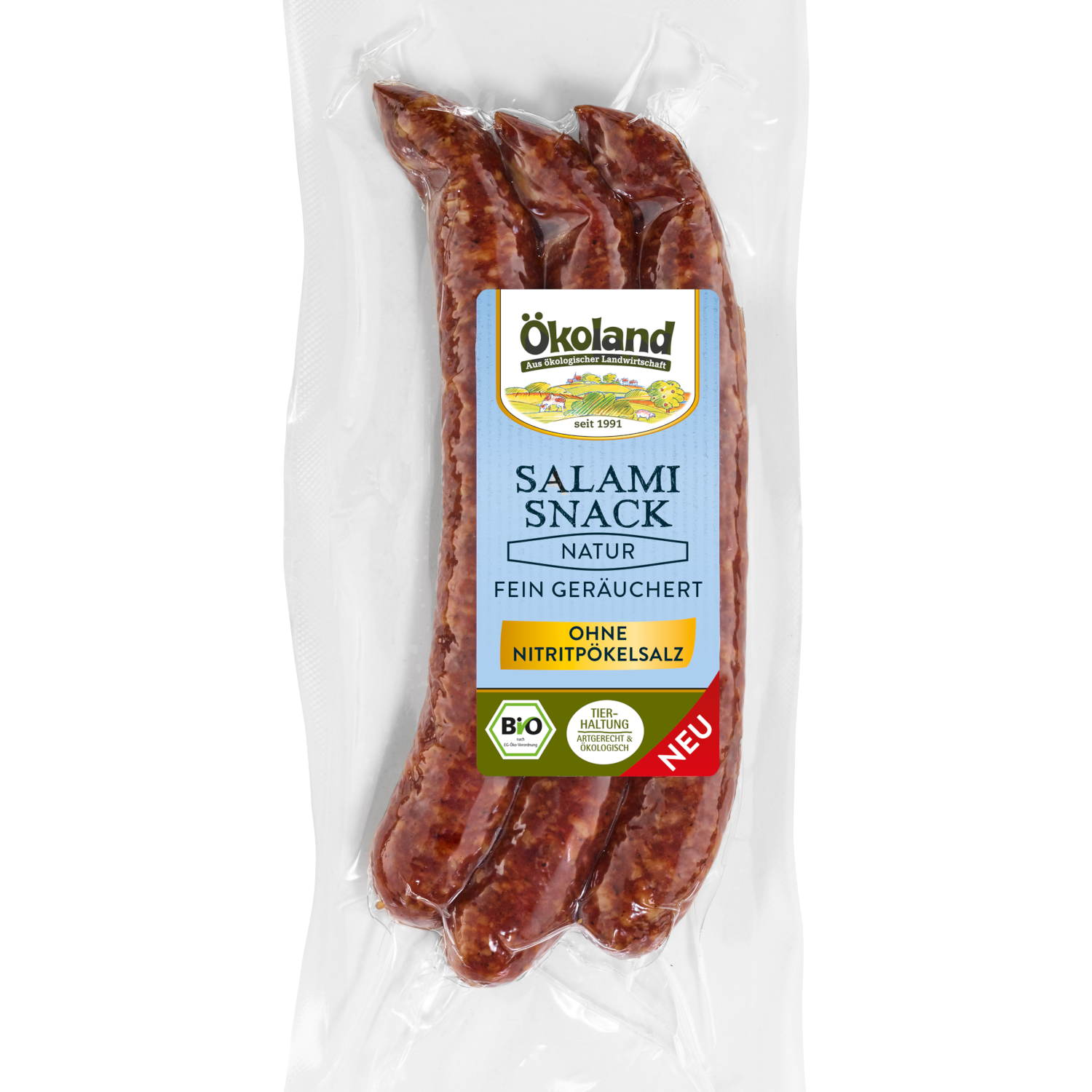 Salami-Snack Natur fein geräuchert