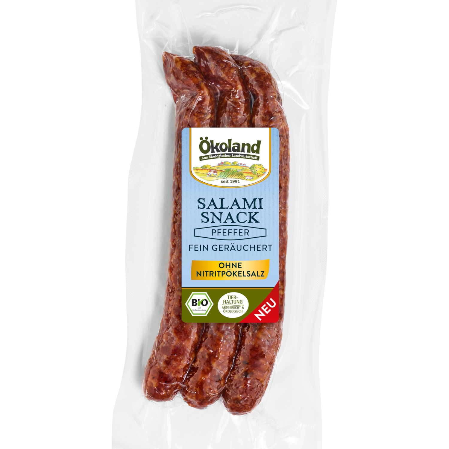 Salami-Snack Pfeffer fein geräuchert