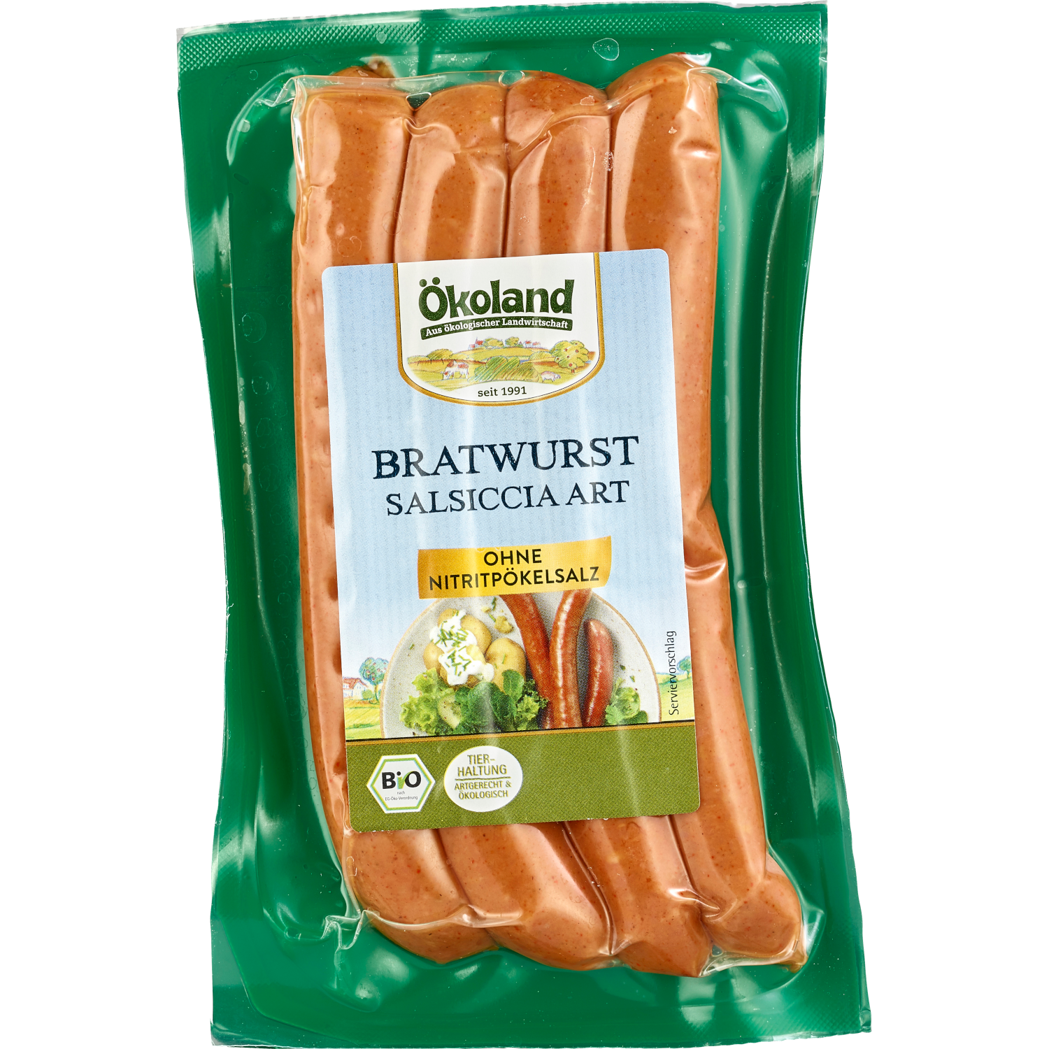 Bratwurst Salsiccia Art für Grill & Pfanne