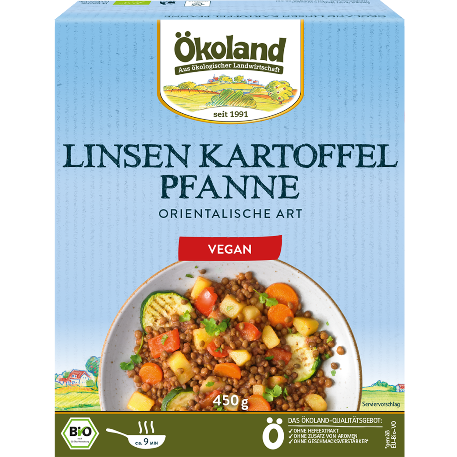 Linsen-Kartoffel-Pfanne