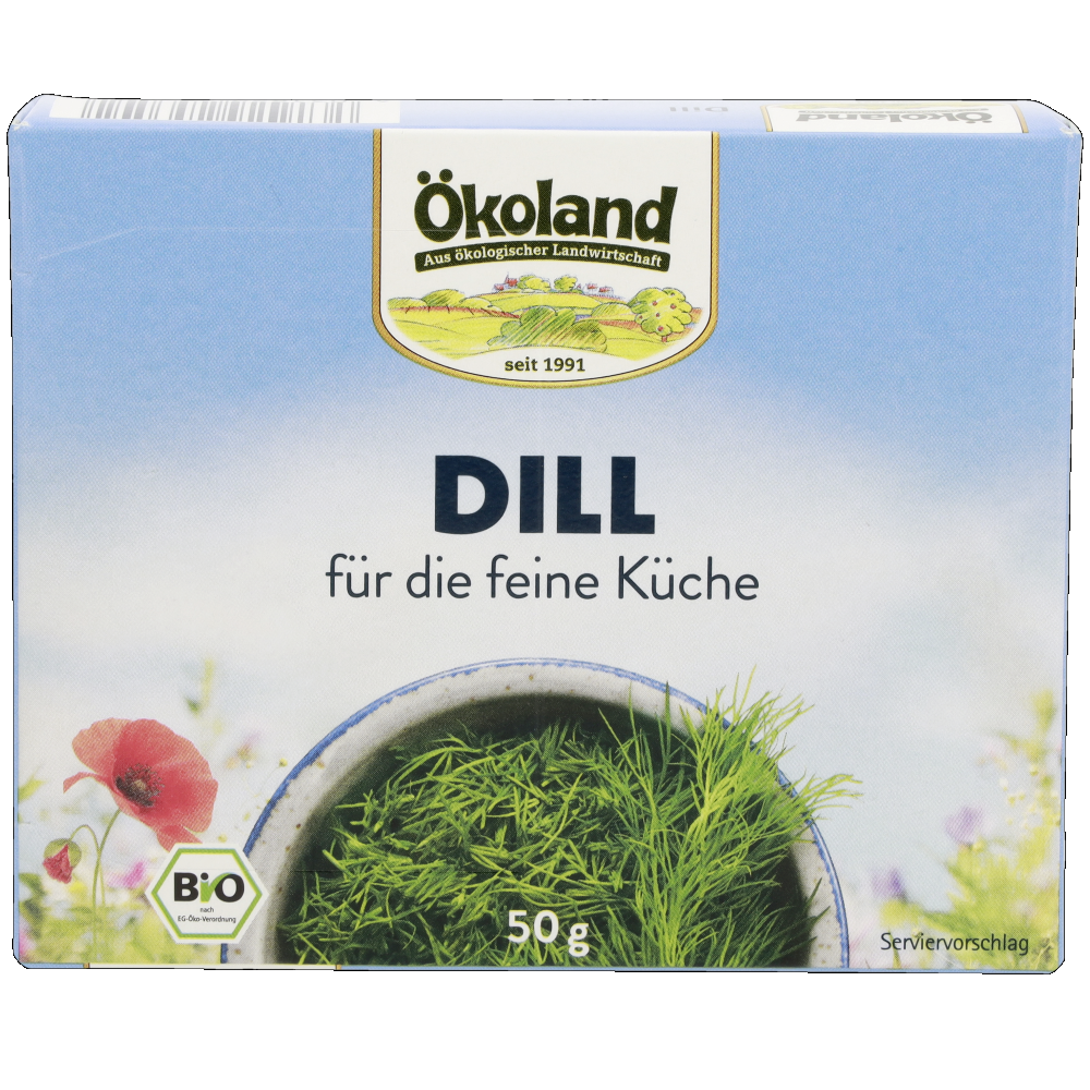Bio-Dill fein gehackt, streufähig, erntefrisch tiefgefroren