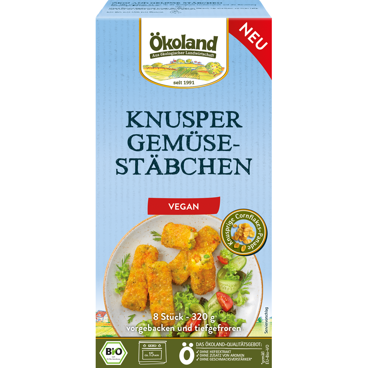 Knusper Gemüse-Stäbchen vegan